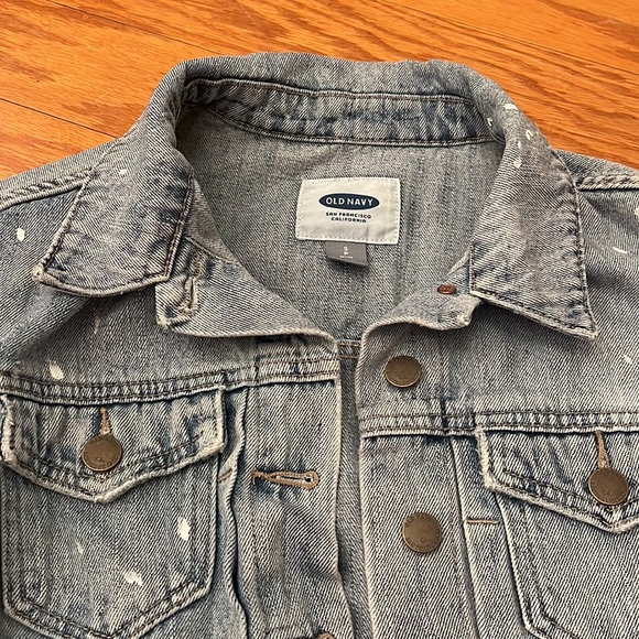 Old Navy Cropped boxy Jean Jacket - Picture 4 of 5